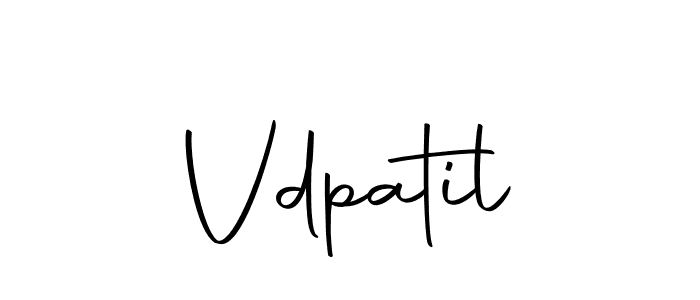 Vdpatil stylish signature style. Best Handwritten Sign (Autography-DOLnW) for my name. Handwritten Signature Collection Ideas for my name Vdpatil. Vdpatil signature style 10 images and pictures png