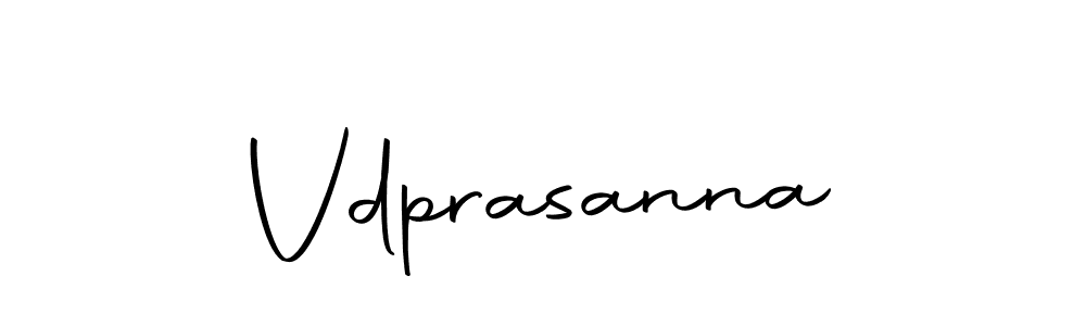 Design your own signature with our free online signature maker. With this signature software, you can create a handwritten (Autography-DOLnW) signature for name Vdprasanna. Vdprasanna signature style 10 images and pictures png