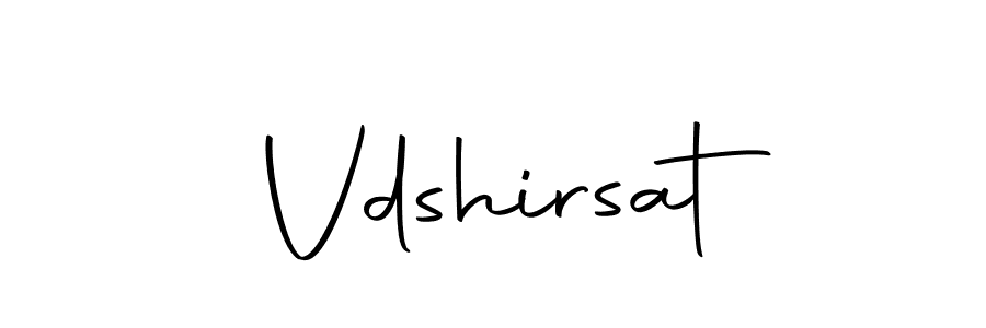 Design your own signature with our free online signature maker. With this signature software, you can create a handwritten (Autography-DOLnW) signature for name Vdshirsat. Vdshirsat signature style 10 images and pictures png
