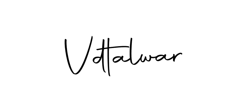 Make a beautiful signature design for name Vdtalwar. With this signature (Autography-DOLnW) style, you can create a handwritten signature for free. Vdtalwar signature style 10 images and pictures png