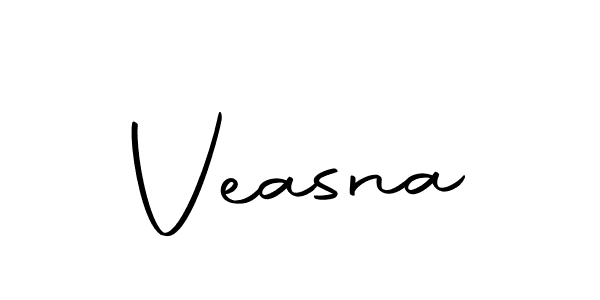 Create a beautiful signature design for name Veasna. With this signature (Autography-DOLnW) fonts, you can make a handwritten signature for free. Veasna signature style 10 images and pictures png