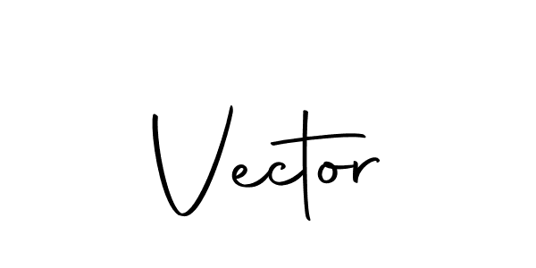 Make a beautiful signature design for name Vector. With this signature (Autography-DOLnW) style, you can create a handwritten signature for free. Vector signature style 10 images and pictures png