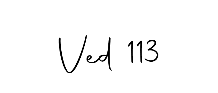 Use a signature maker to create a handwritten signature online. With this signature software, you can design (Autography-DOLnW) your own signature for name Ved 113. Ved 113 signature style 10 images and pictures png