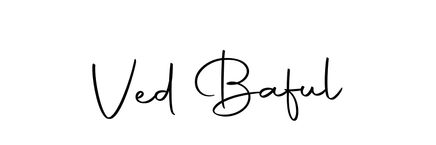 Check out images of Autograph of Ved Baful name. Actor Ved Baful Signature Style. Autography-DOLnW is a professional sign style online. Ved Baful signature style 10 images and pictures png