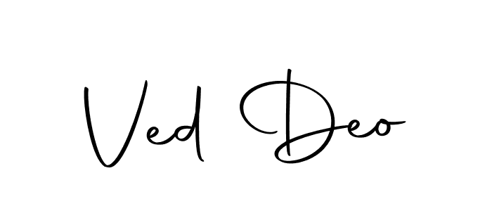 You should practise on your own different ways (Autography-DOLnW) to write your name (Ved Deo) in signature. don't let someone else do it for you. Ved Deo signature style 10 images and pictures png