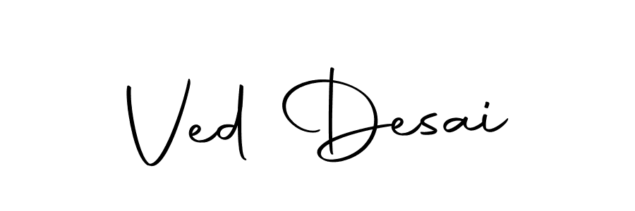 It looks lik you need a new signature style for name Ved Desai. Design unique handwritten (Autography-DOLnW) signature with our free signature maker in just a few clicks. Ved Desai signature style 10 images and pictures png