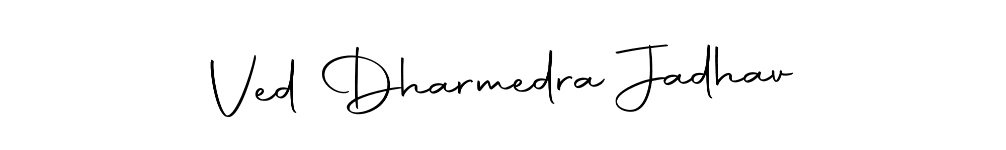 Here are the top 10 professional signature styles for the name Ved Dharmedra Jadhav. These are the best autograph styles you can use for your name. Ved Dharmedra Jadhav signature style 10 images and pictures png