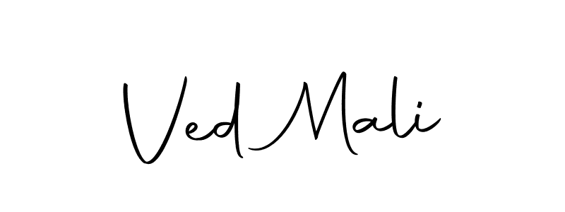 Make a beautiful signature design for name Ved Mali. Use this online signature maker to create a handwritten signature for free. Ved Mali signature style 10 images and pictures png