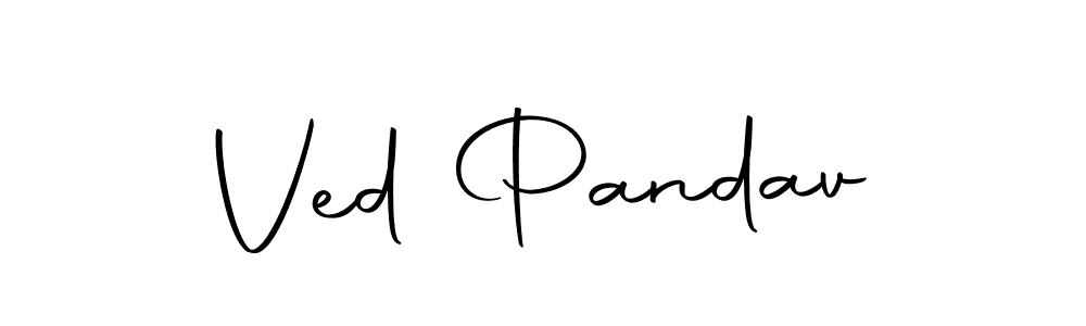 Once you've used our free online signature maker to create your best signature Autography-DOLnW style, it's time to enjoy all of the benefits that Ved Pandav name signing documents. Ved Pandav signature style 10 images and pictures png