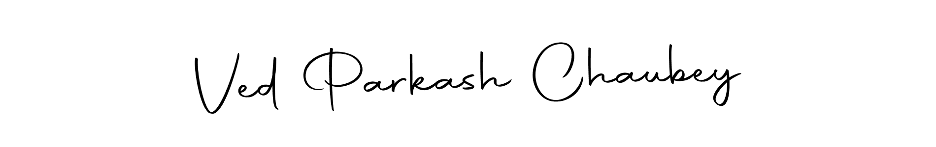 How to make Ved Parkash Chaubey signature? Autography-DOLnW is a professional autograph style. Create handwritten signature for Ved Parkash Chaubey name. Ved Parkash Chaubey signature style 10 images and pictures png