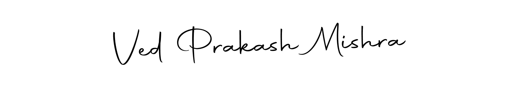 Design your own signature with our free online signature maker. With this signature software, you can create a handwritten (Autography-DOLnW) signature for name Ved Prakash Mishra. Ved Prakash Mishra signature style 10 images and pictures png