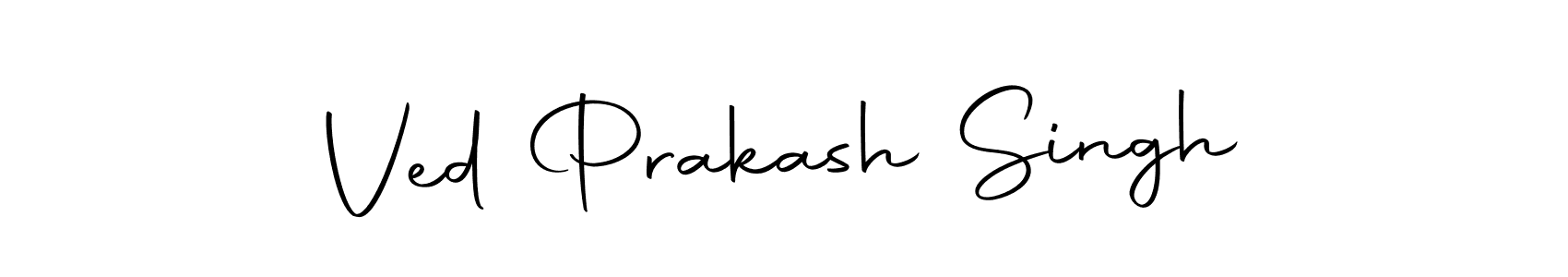 Design your own signature with our free online signature maker. With this signature software, you can create a handwritten (Autography-DOLnW) signature for name Ved Prakash Singh. Ved Prakash Singh signature style 10 images and pictures png