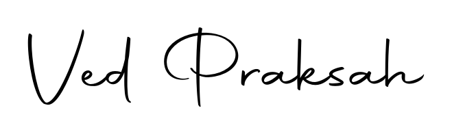 The Autography-DOLnW handwriting style adds charm and authenticity to name Ved Praksah. A wonderful choice for personal thank-you notes. Ved Praksah signature style 10 images and pictures png