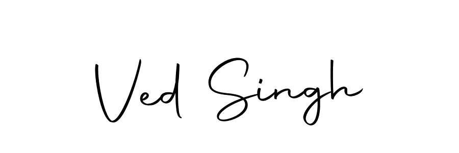 Make a beautiful signature design for name Ved Singh. With this signature (Autography-DOLnW) style, you can create a handwritten signature for free. Ved Singh signature style 10 images and pictures png