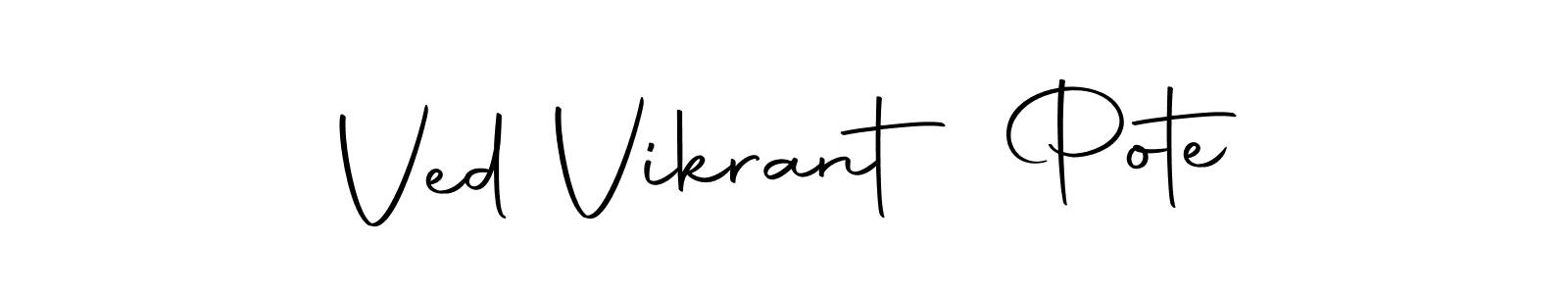 Also You can easily find your signature by using the search form. We will create Ved Vikrant Pote name handwritten signature images for you free of cost using Autography-DOLnW sign style. Ved Vikrant Pote signature style 10 images and pictures png