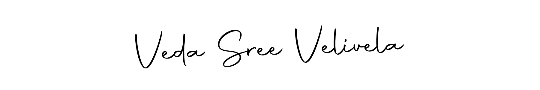 It looks lik you need a new signature style for name Veda Sree Velivela. Design unique handwritten (Autography-DOLnW) signature with our free signature maker in just a few clicks. Veda Sree Velivela signature style 10 images and pictures png