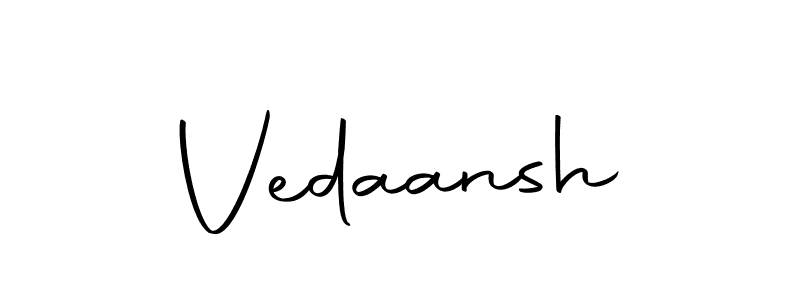 Also we have Vedaansh name is the best signature style. Create professional handwritten signature collection using Autography-DOLnW autograph style. Vedaansh signature style 10 images and pictures png