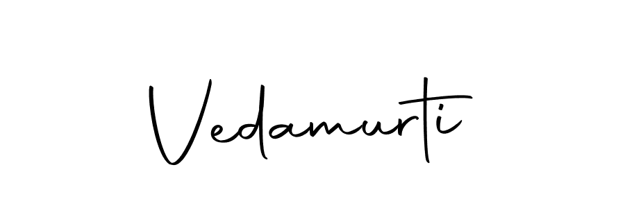 Use a signature maker to create a handwritten signature online. With this signature software, you can design (Autography-DOLnW) your own signature for name Vedamurti. Vedamurti signature style 10 images and pictures png