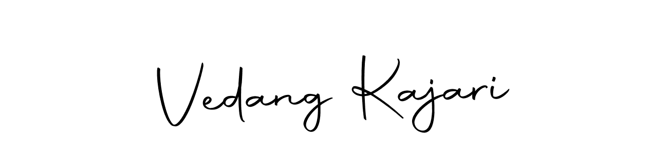 Use a signature maker to create a handwritten signature online. With this signature software, you can design (Autography-DOLnW) your own signature for name Vedang Kajari. Vedang Kajari signature style 10 images and pictures png