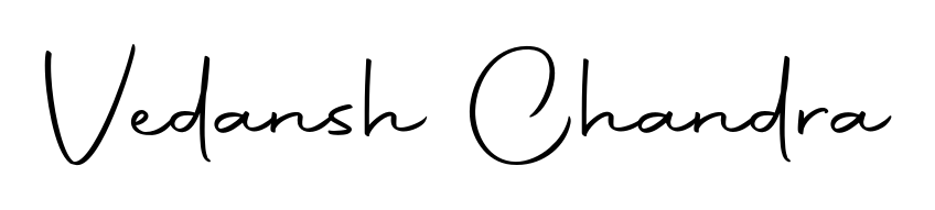 Practice writing Vedansh Chandra with the flow of Autography-DOLnW lettering. A fantastic source of inspiration for developing your personal signature style. Vedansh Chandra signature style 10 images and pictures png