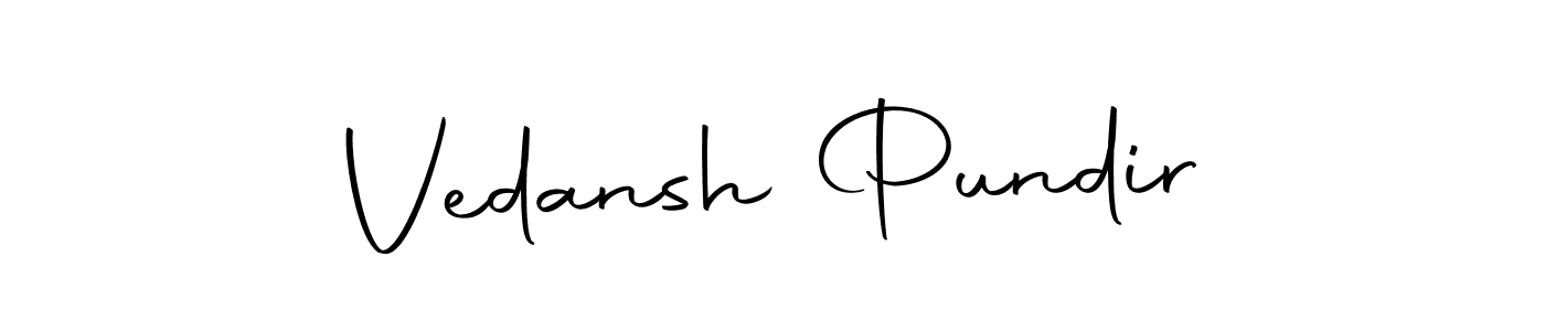 Make a beautiful signature design for name Vedansh Pundir. Use this online signature maker to create a handwritten signature for free. Vedansh Pundir signature style 10 images and pictures png