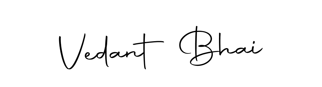 Similarly Autography-DOLnW is the best handwritten signature design. Signature creator online .You can use it as an online autograph creator for name Vedant Bhai. Vedant Bhai signature style 10 images and pictures png