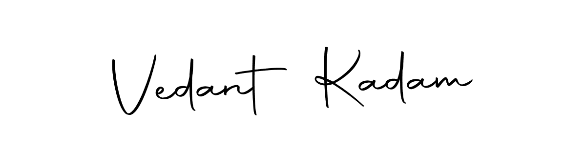 You should practise on your own different ways (Autography-DOLnW) to write your name (Vedant Kadam) in signature. don't let someone else do it for you. Vedant Kadam signature style 10 images and pictures png