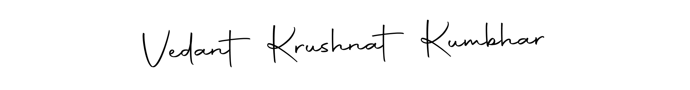 Make a beautiful signature design for name Vedant Krushnat Kumbhar. With this signature (Autography-DOLnW) style, you can create a handwritten signature for free. Vedant Krushnat Kumbhar signature style 10 images and pictures png