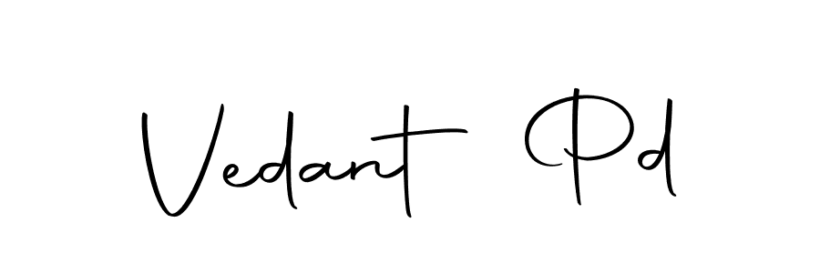 Use a signature maker to create a handwritten signature online. With this signature software, you can design (Autography-DOLnW) your own signature for name Vedant Pd. Vedant Pd signature style 10 images and pictures png