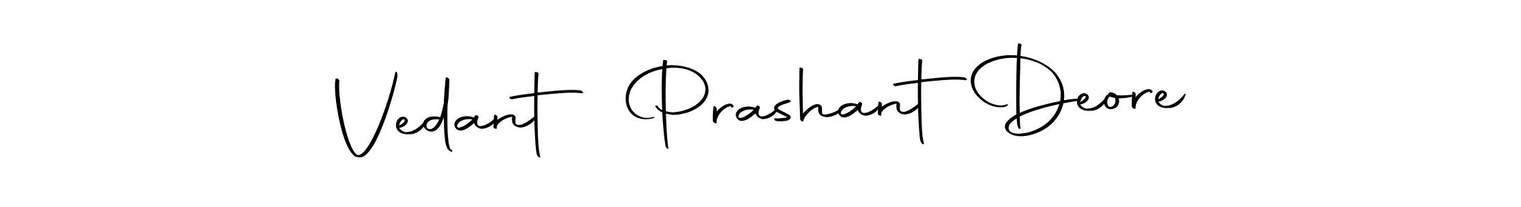 Design your own signature with our free online signature maker. With this signature software, you can create a handwritten (Autography-DOLnW) signature for name Vedant Prashant  Deore. Vedant Prashant  Deore signature style 10 images and pictures png