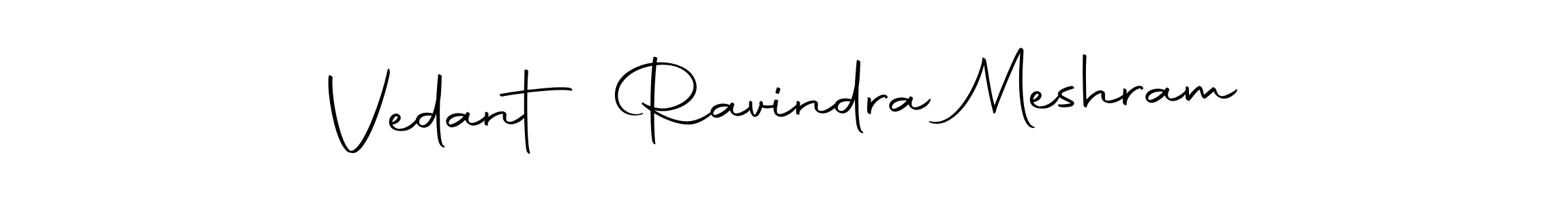Make a beautiful signature design for name Vedant Ravindra Meshram. With this signature (Autography-DOLnW) style, you can create a handwritten signature for free. Vedant Ravindra Meshram signature style 10 images and pictures png