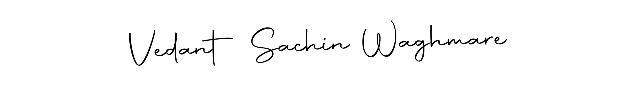 Vedant Sachin Waghmare stylish signature style. Best Handwritten Sign (Autography-DOLnW) for my name. Handwritten Signature Collection Ideas for my name Vedant Sachin Waghmare. Vedant Sachin Waghmare signature style 10 images and pictures png