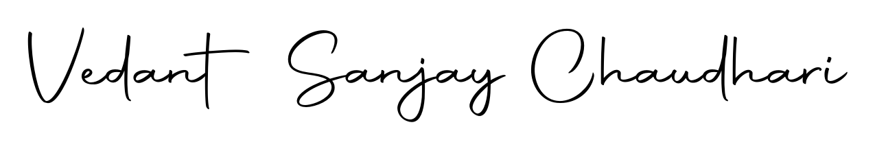Achieve flawless digital penmanship with Vedant Sanjay Chaudhari name in Autography-DOLnW font. The perfect tool for creating online signatures. Vedant Sanjay Chaudhari signature style 10 images and pictures png