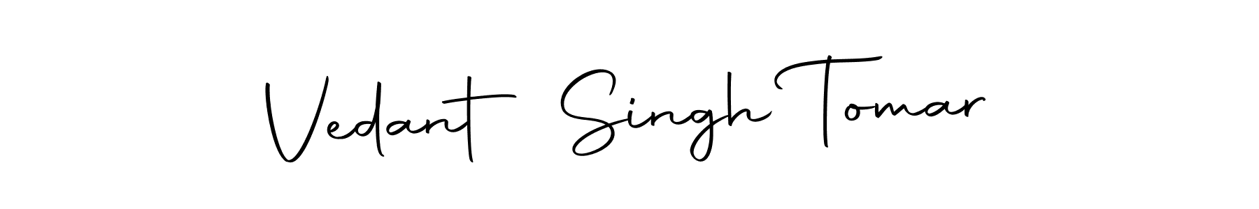 Design your own signature with our free online signature maker. With this signature software, you can create a handwritten (Autography-DOLnW) signature for name Vedant Singh Tomar. Vedant Singh Tomar signature style 10 images and pictures png