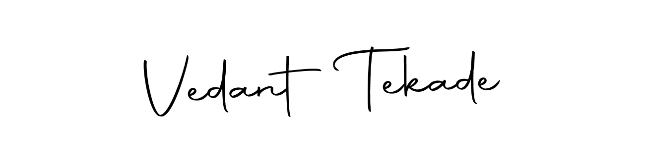 Also we have Vedant Tekade name is the best signature style. Create professional handwritten signature collection using Autography-DOLnW autograph style. Vedant Tekade signature style 10 images and pictures png