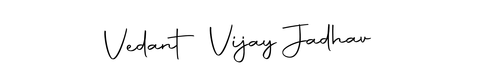 Make a beautiful signature design for name Vedant Vijay Jadhav. Use this online signature maker to create a handwritten signature for free. Vedant Vijay Jadhav signature style 10 images and pictures png