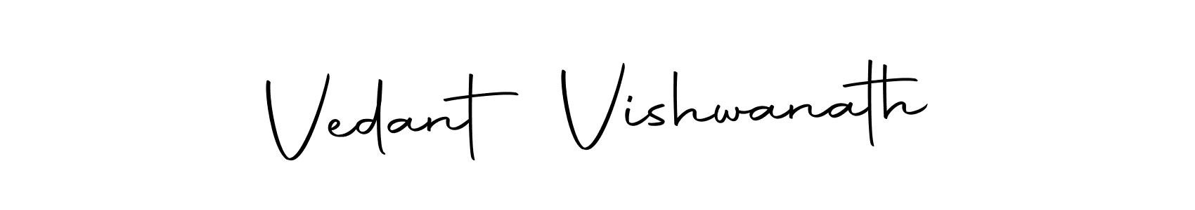 Use a signature maker to create a handwritten signature online. With this signature software, you can design (Autography-DOLnW) your own signature for name Vedant Vishwanath. Vedant Vishwanath signature style 10 images and pictures png