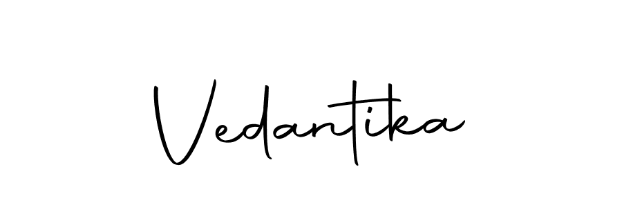 Vedantika stylish signature style. Best Handwritten Sign (Autography-DOLnW) for my name. Handwritten Signature Collection Ideas for my name Vedantika. Vedantika signature style 10 images and pictures png