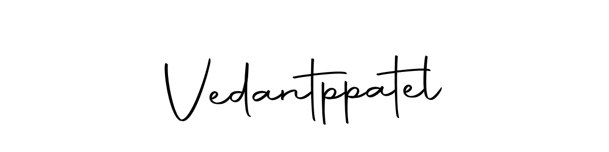Make a short Vedantppatel signature style. Manage your documents anywhere anytime using Autography-DOLnW. Create and add eSignatures, submit forms, share and send files easily. Vedantppatel signature style 10 images and pictures png