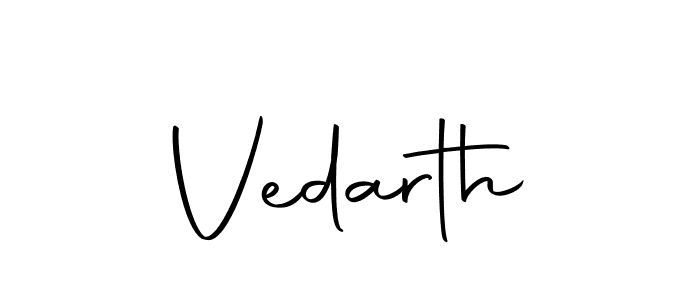 Similarly Autography-DOLnW is the best handwritten signature design. Signature creator online .You can use it as an online autograph creator for name Vedarth. Vedarth signature style 10 images and pictures png