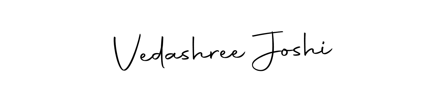 Design your own signature with our free online signature maker. With this signature software, you can create a handwritten (Autography-DOLnW) signature for name Vedashree Joshi. Vedashree Joshi signature style 10 images and pictures png
