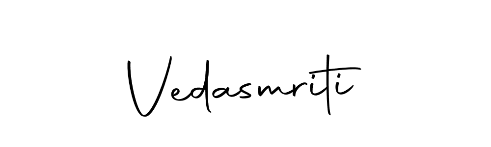 The best way (Autography-DOLnW) to make a short signature is to pick only two or three words in your name. The name Vedasmriti include a total of six letters. For converting this name. Vedasmriti signature style 10 images and pictures png