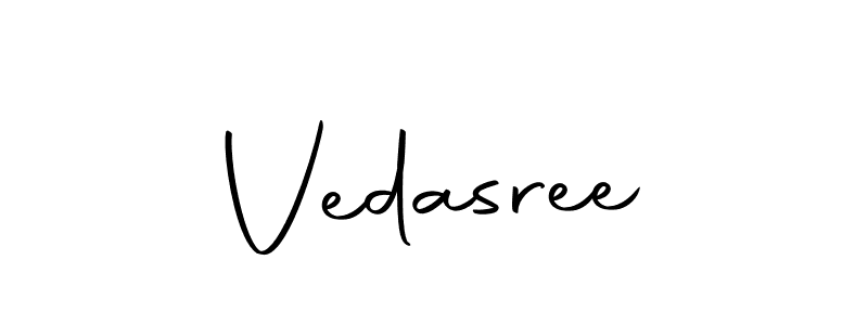 How to make Vedasree signature? Autography-DOLnW is a professional autograph style. Create handwritten signature for Vedasree name. Vedasree signature style 10 images and pictures png