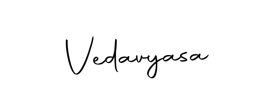 The best way (Autography-DOLnW) to make a short signature is to pick only two or three words in your name. The name Vedavyasa include a total of six letters. For converting this name. Vedavyasa signature style 10 images and pictures png