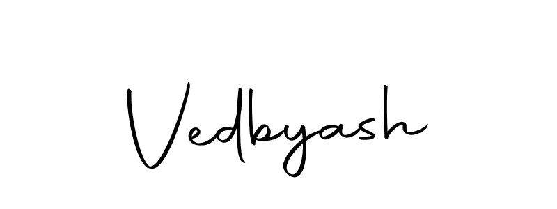 It looks lik you need a new signature style for name Vedbyash. Design unique handwritten (Autography-DOLnW) signature with our free signature maker in just a few clicks. Vedbyash signature style 10 images and pictures png