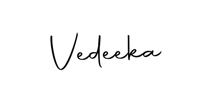 if you are searching for the best signature style for your name Vedeeka. so please give up your signature search. here we have designed multiple signature styles  using Autography-DOLnW. Vedeeka signature style 10 images and pictures png