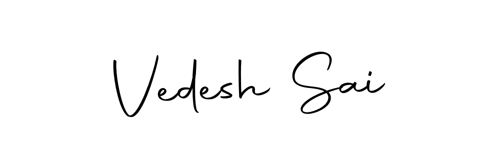 Also You can easily find your signature by using the search form. We will create Vedesh Sai name handwritten signature images for you free of cost using Autography-DOLnW sign style. Vedesh Sai signature style 10 images and pictures png