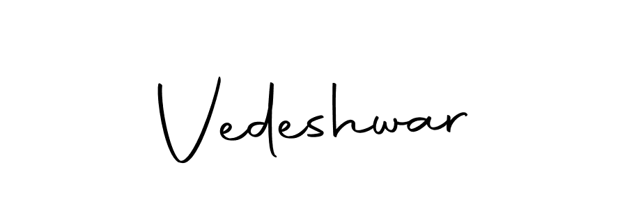 Vedeshwar stylish signature style. Best Handwritten Sign (Autography-DOLnW) for my name. Handwritten Signature Collection Ideas for my name Vedeshwar. Vedeshwar signature style 10 images and pictures png