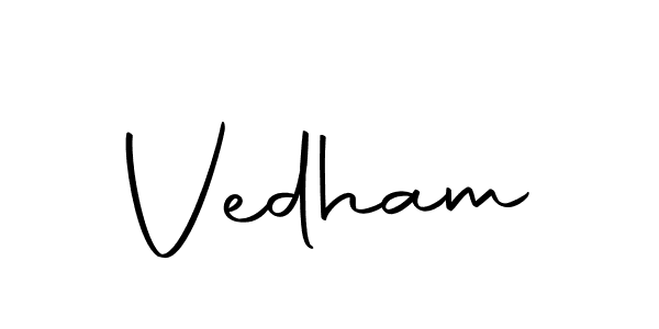 Autography-DOLnW is a professional signature style that is perfect for those who want to add a touch of class to their signature. It is also a great choice for those who want to make their signature more unique. Get Vedham name to fancy signature for free. Vedham signature style 10 images and pictures png