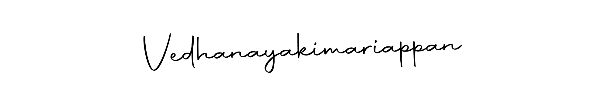 Create a beautiful signature design for name Vedhanayakimariappan. With this signature (Autography-DOLnW) fonts, you can make a handwritten signature for free. Vedhanayakimariappan signature style 10 images and pictures png